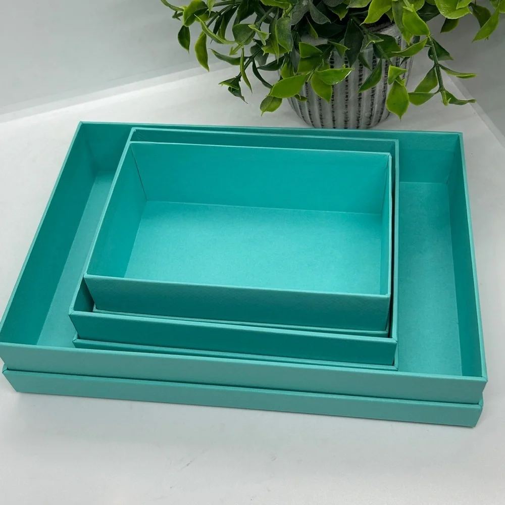 Tiffany & Co. Autentic Turquoise Gift Boxes (Set of three)